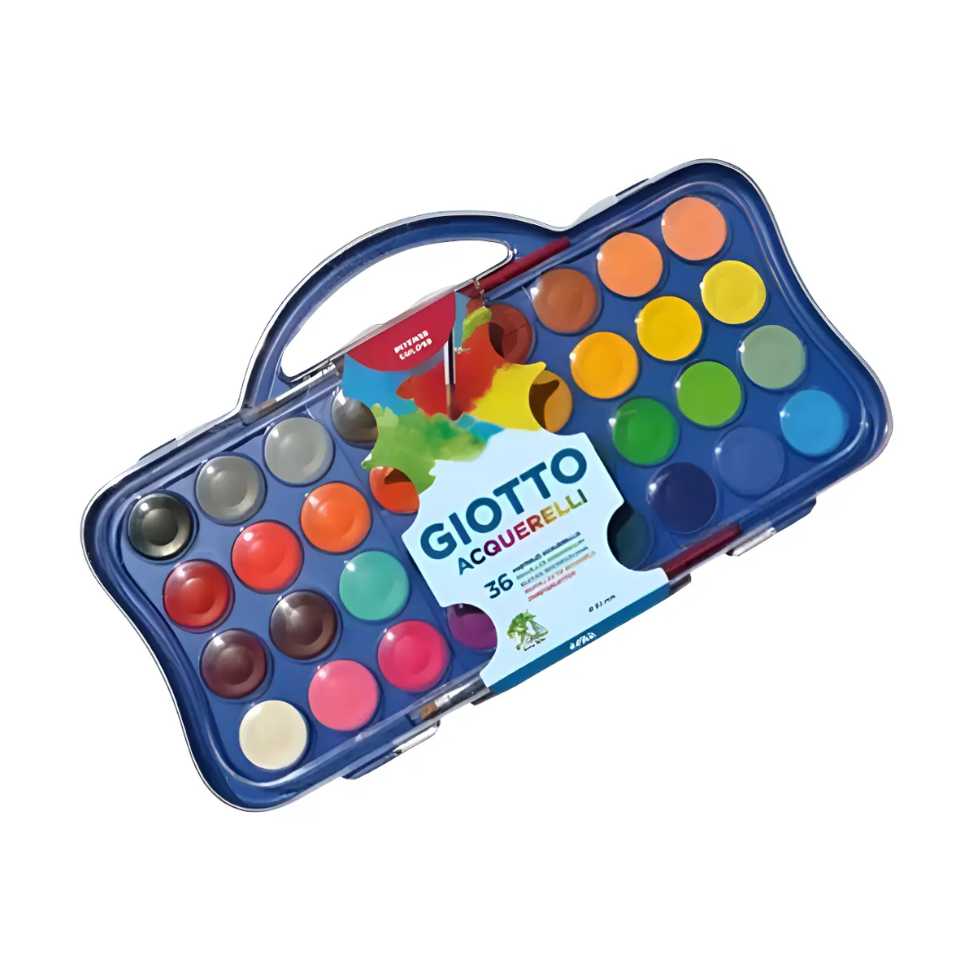 Acuarela Giotto estuche x24 colores + pincel