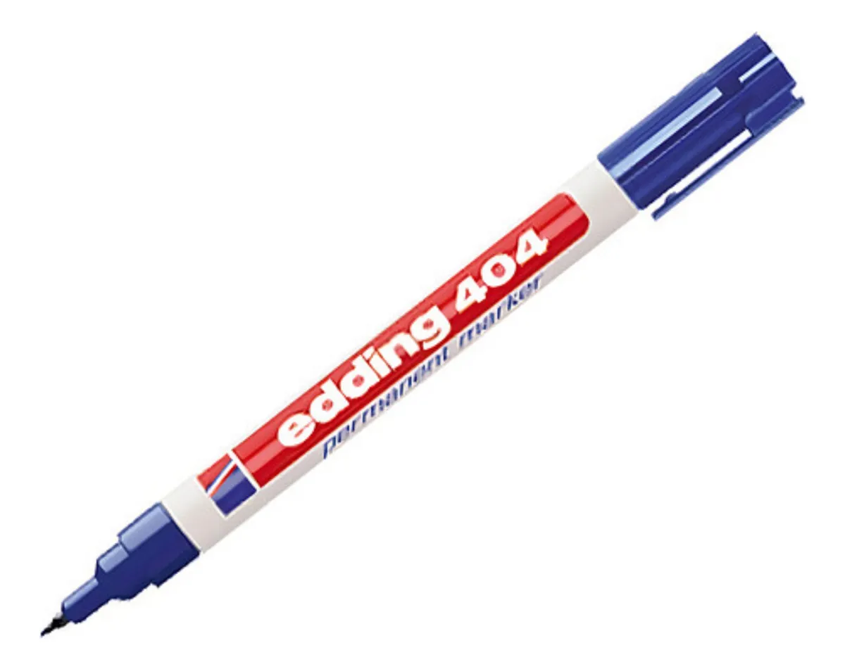 Marcador Edding permanente 404 - azul