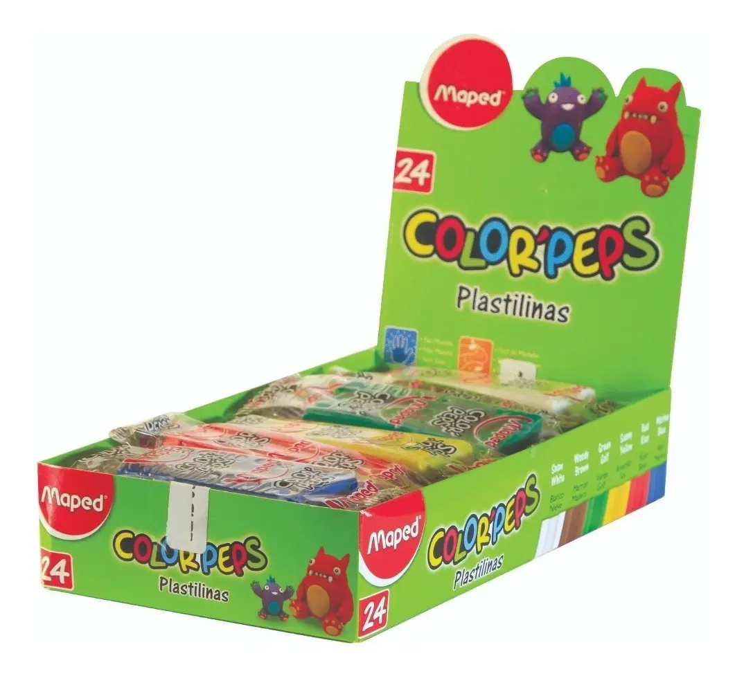Plastilina Maped Color Peps x 24 - colores surtidos