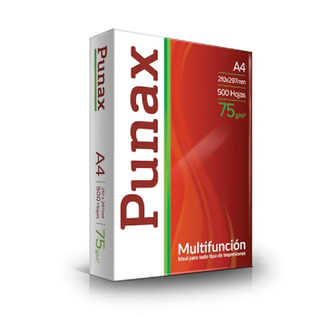 Resma A4 Punax 75grs. x500 hojas
