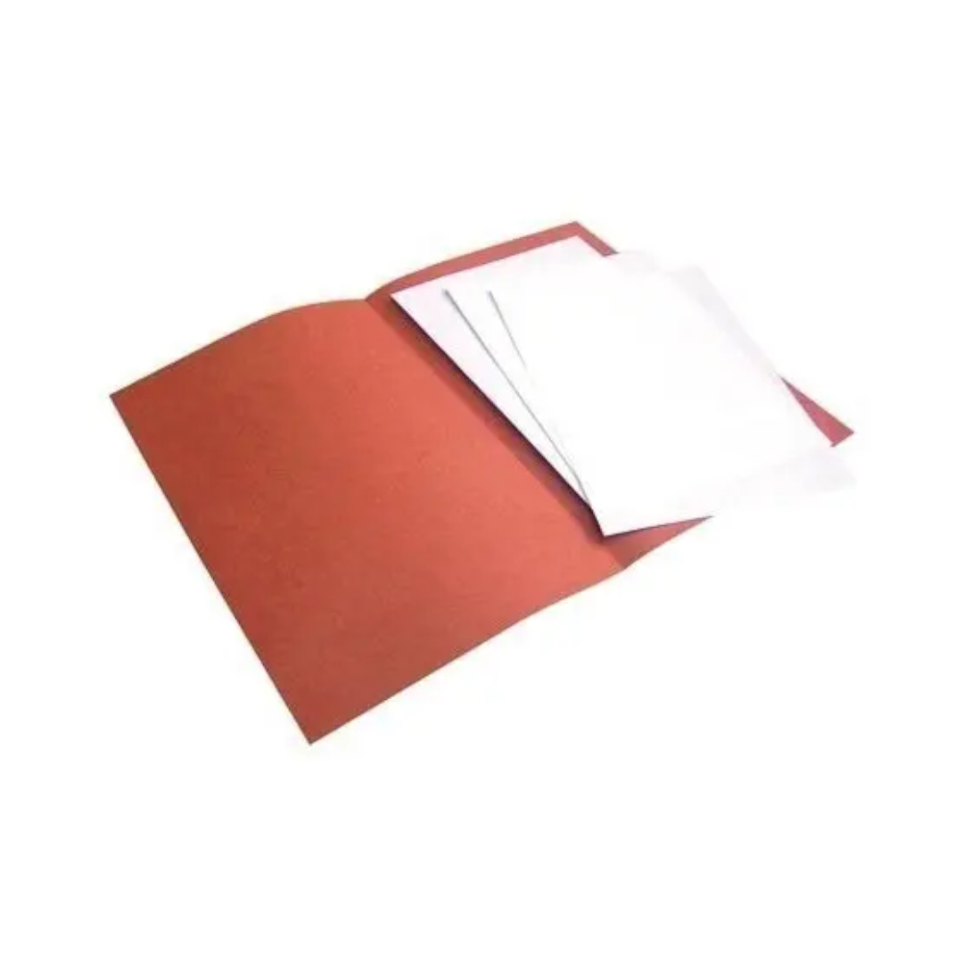 Carpeta cartulina oficio - color naranja x 50