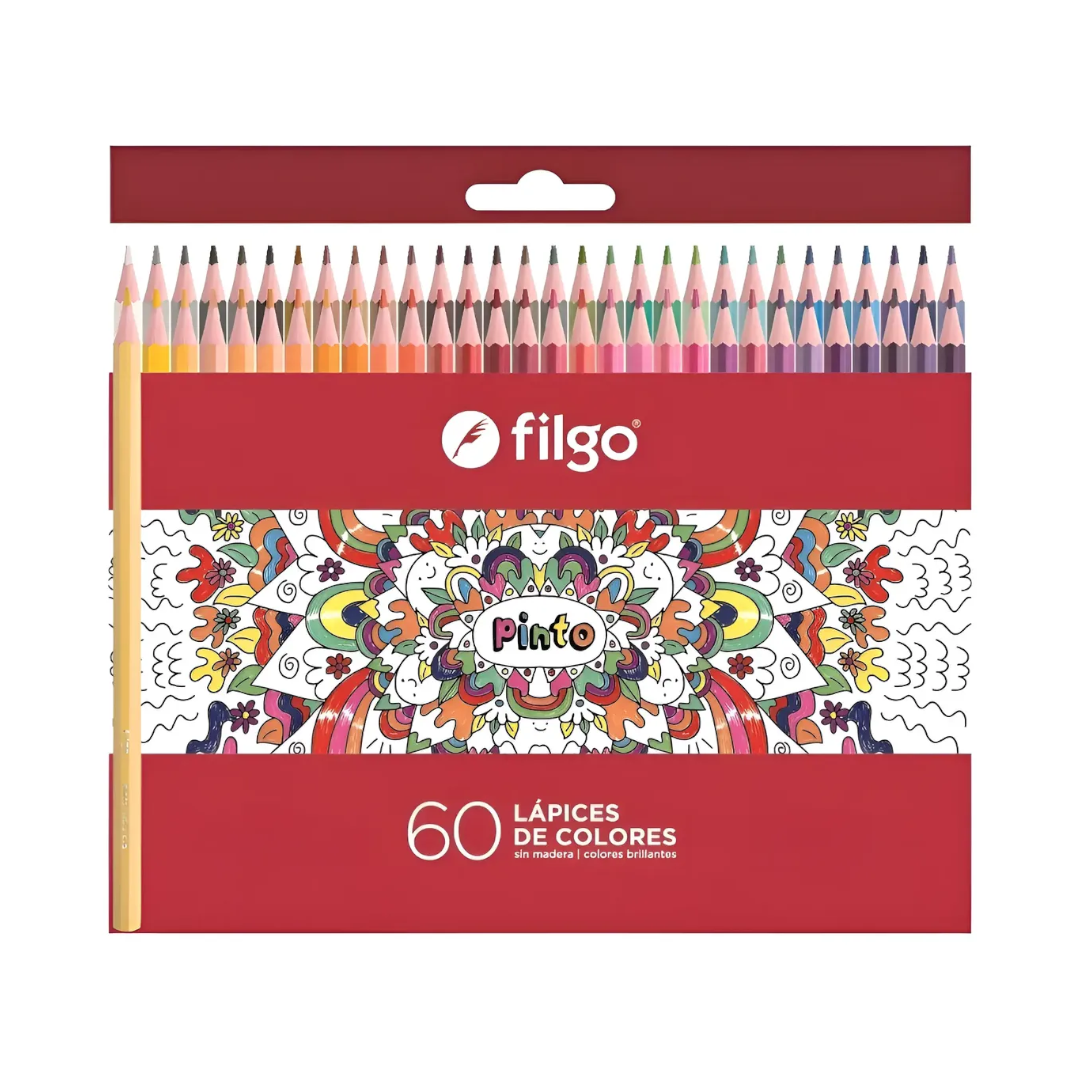 Lápices de colores Filgo Pinto x 60u