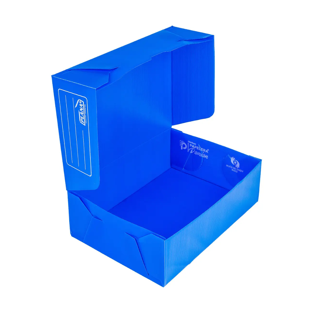 Caja archivo Plana - OFICIO - azul