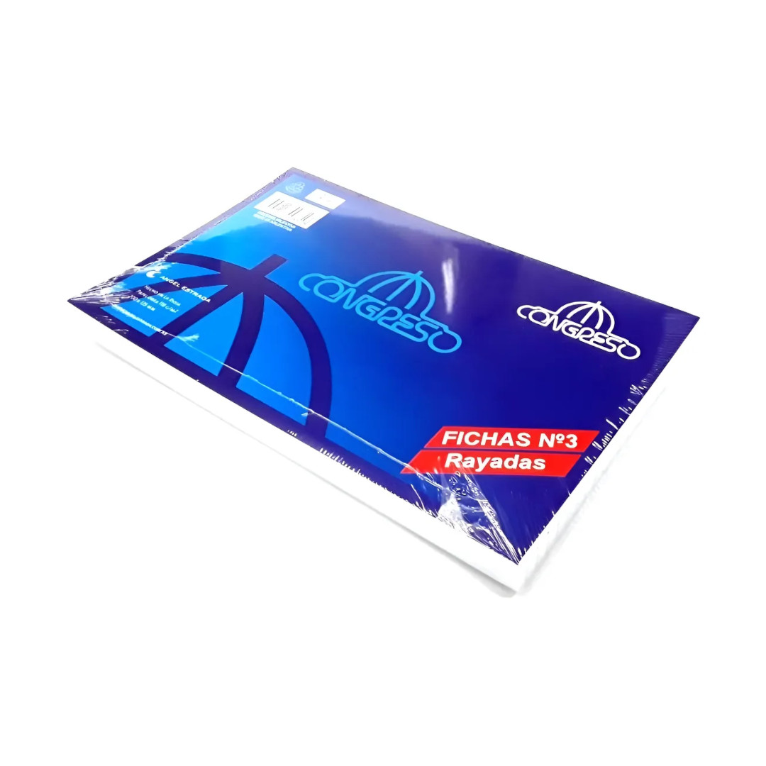 Fichas Congreso nro 3 - rayada x 100u
