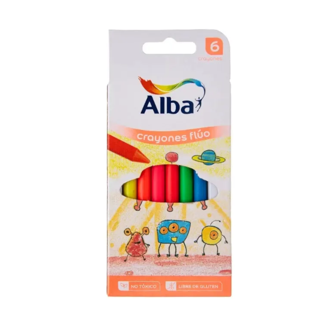 Crayones Alba Magic flúo x6
