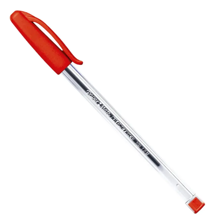 Lapicera bolígrafo Papermate Kilométrico Ink Joy - rojo