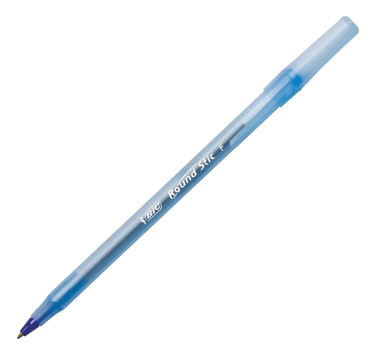 Lapicera Bolígrafo Bic Round Stick Azul