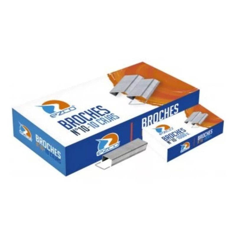 Broches Ezco nro 10 x1000