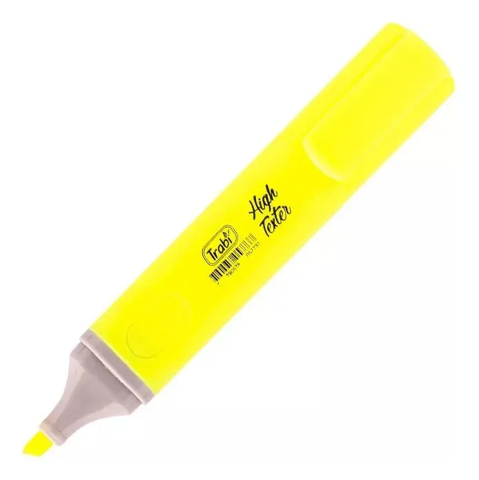 Resaltador Trabi biselado amarillo