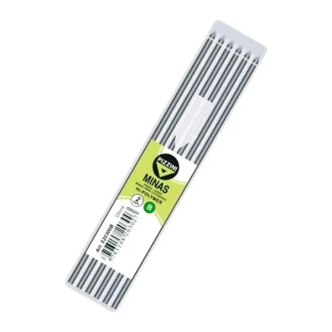 Minas Pizzini B - 2mm - para Portamina - Compás